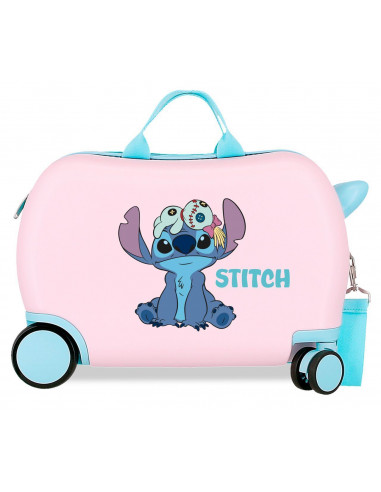 2091041 ABS ROLLING SUITCASE 4W.(2 MULTID.) 45CM. STITCH IN